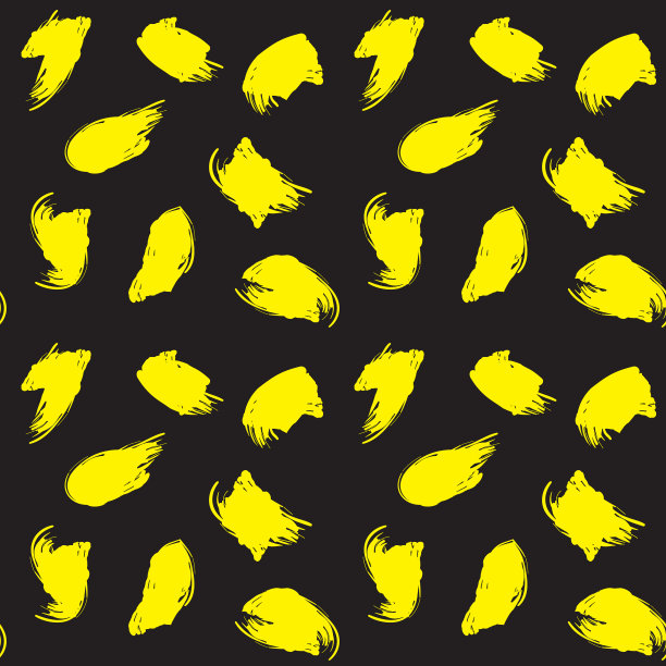 黄色笔触伪装抽象无缝图片下载