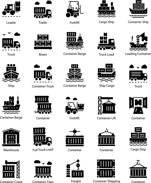 装运字形图标图片下载