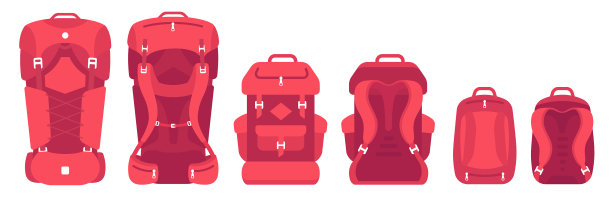 背包大小，行李秤选择徒步旅行图片下载