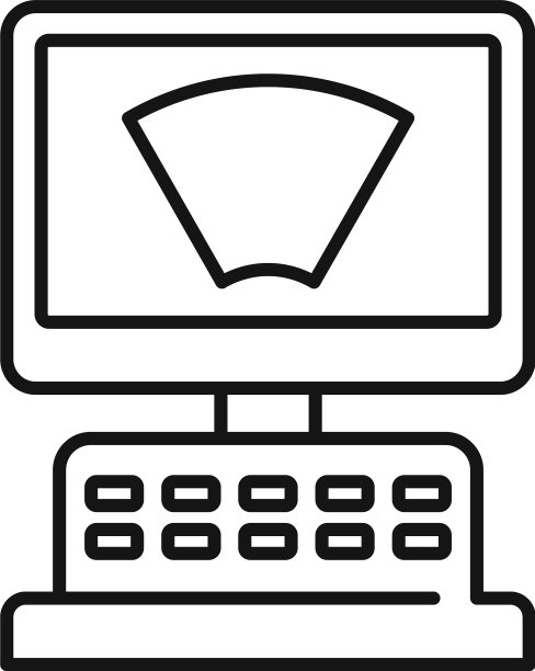 妇科超声波图标轮廓样式图片下载