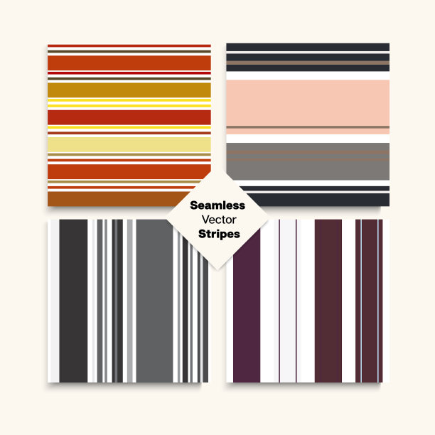 水手条纹无缝纹理集男女图片下载