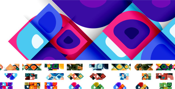 集现代几何抽象图片下载