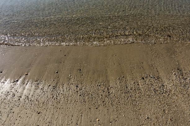 海滩上的海浪图案图片下载