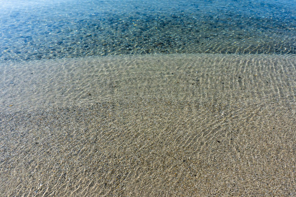 海滩上的海浪图案图片下载