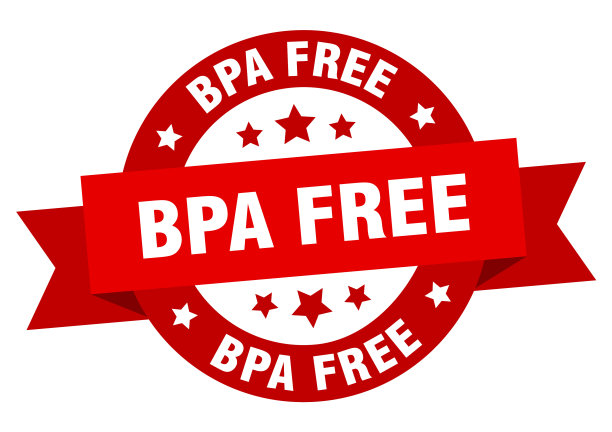 不含BPA的圆形缎带标签，不含BPA标志图片下载