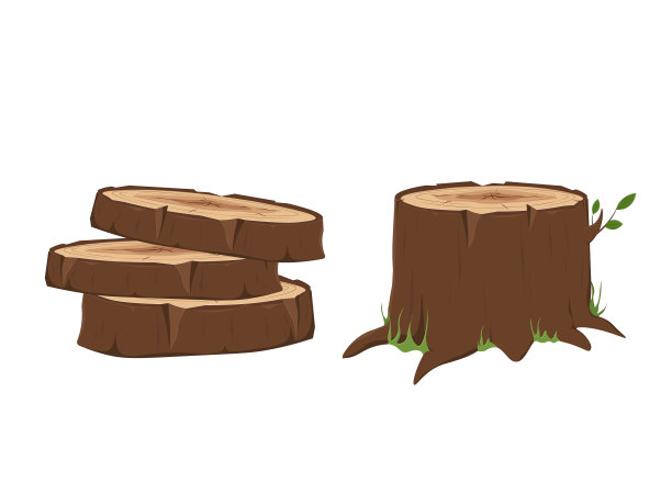 木柴、硬壳材、橡木及柴堆。树桩及木材图片下载