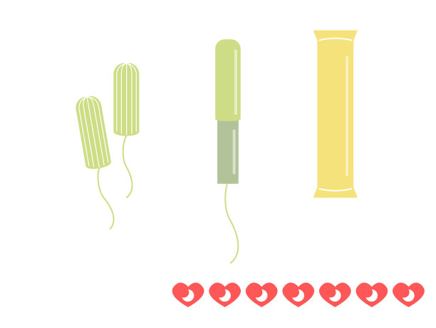 这是卫生棉条的插图。图片下载