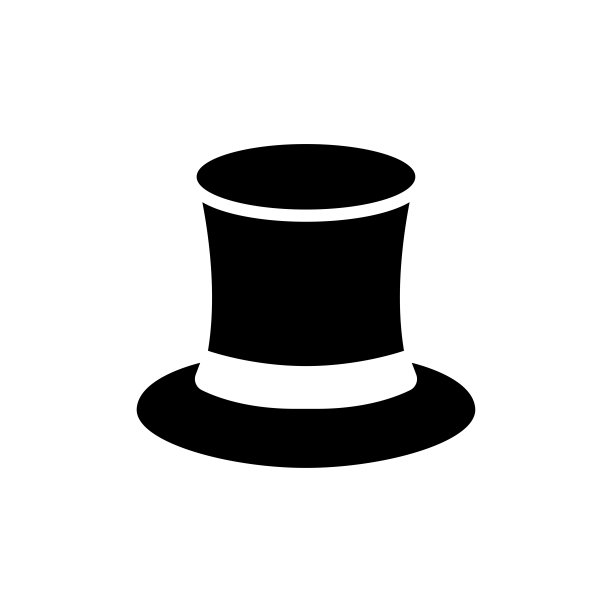 魔术帽图标设计矢量模板图片下载