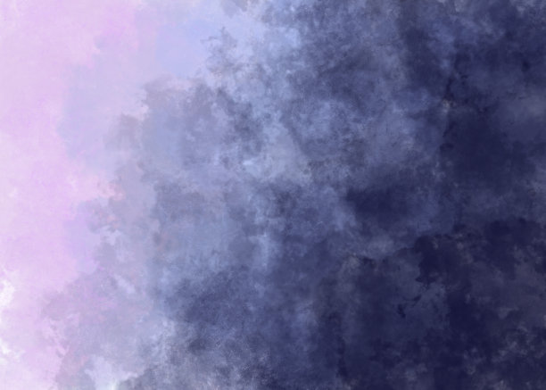 抽象水彩背景与条纹从蓝色到粉红色。墨水插图与油漆斑点图片下载