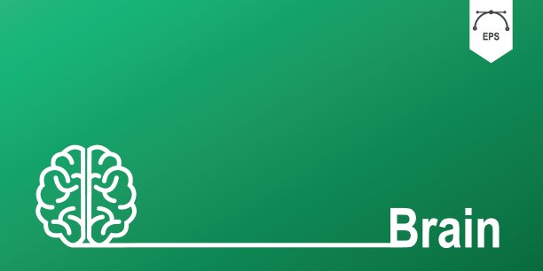 创意思维矢量网站模板，网页和登陆页设计的网站和移动网站的发展。大脑的背景。图片下载