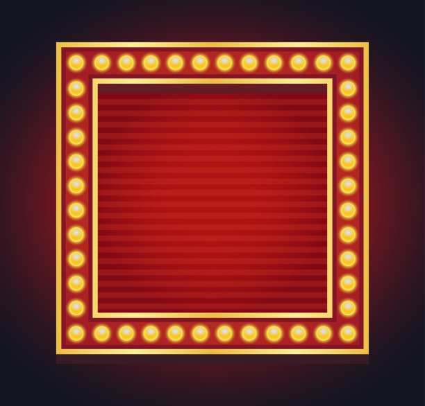 灯光招牌招牌，老式灯泡图片下载