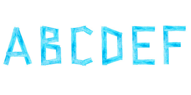 水彩的信件图片下载