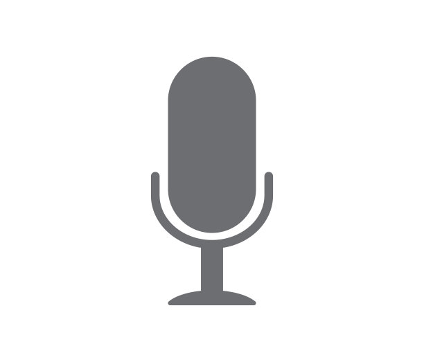 麦克风图标。播客电台图标上的白色背景。矢量插图。图片下载