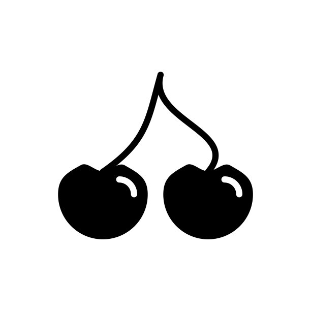 樱桃图标设计矢量模板插图图片下载