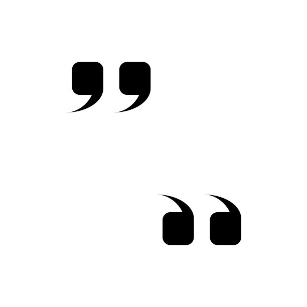 引用标志图标设计矢量模板插图图片下载