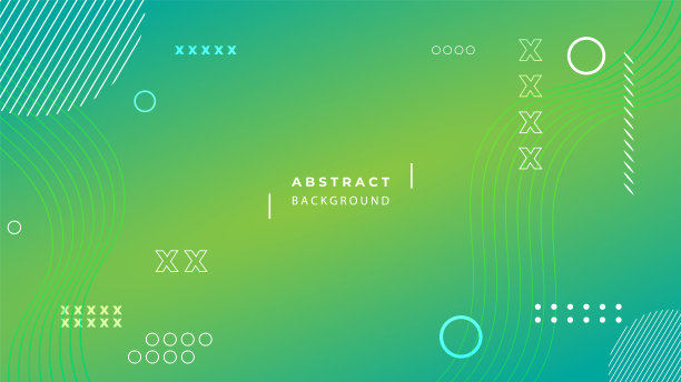 抽象现代梯度多色几何形状-时髦的梯度背景stock插图-登陆页图片下载