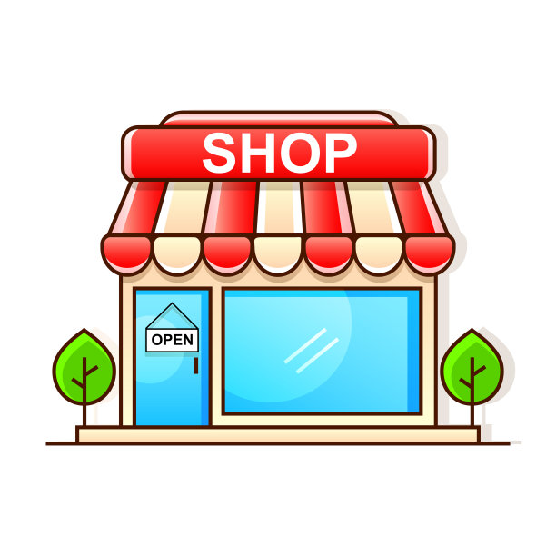 超市购物EPS-10矢量格式按组和层分开图片下载