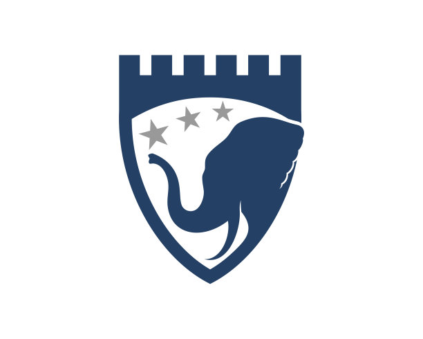 堡垒盾的标志上有大象图片下载