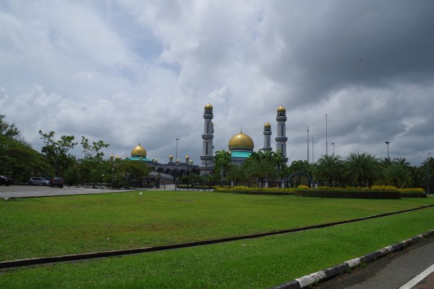 Jame' Asr Hassanil Bolkiah清真寺在伟大的贝加湾系列图片下载