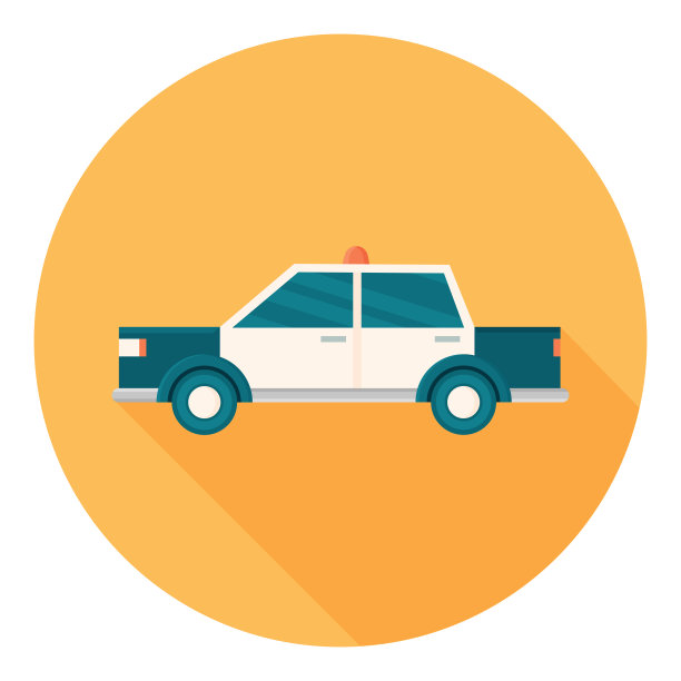 汽车平面图标图片下载