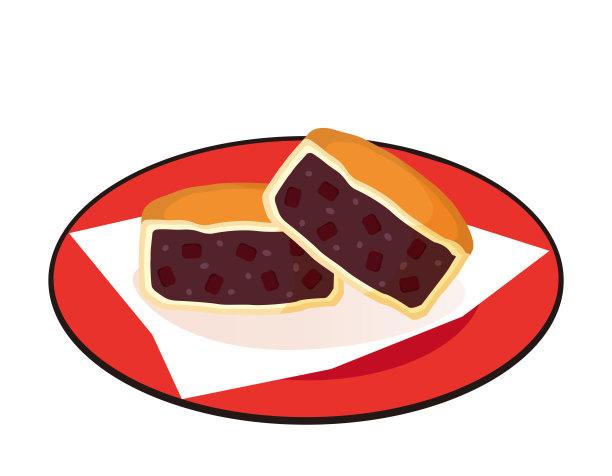 Obanyaki矢量图。大饼烧是一种传统的日本甜品。日本的糖果。Imagawayaki。图片下载