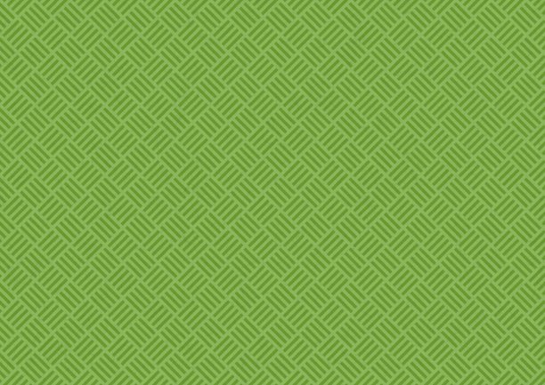 日本纸用绿色计数棒图案。图片下载