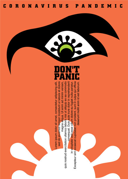 来自冠状病毒的恐惧和恐慌图片下载