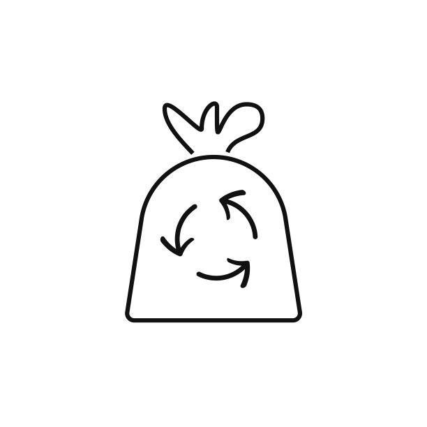 线图标袋回收大纲图标图片下载