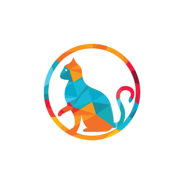 猫的标志设计图片下载