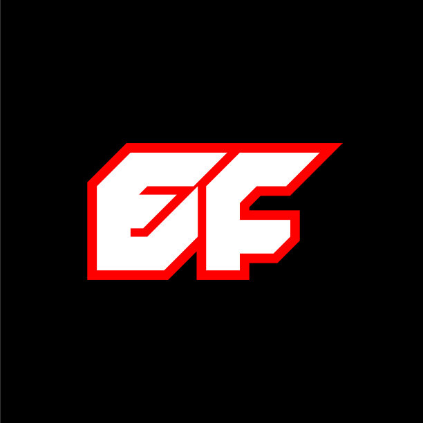 Ef logo设计初始Ef字母设计图片下载