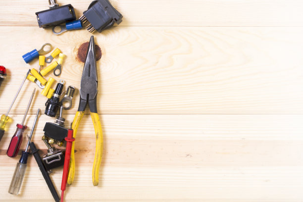 蓝领背景与复制空间。图片下载