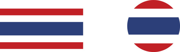 泰国国旗设置图片下载