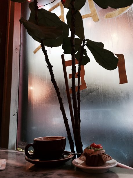 冬天的咖啡馆图片下载