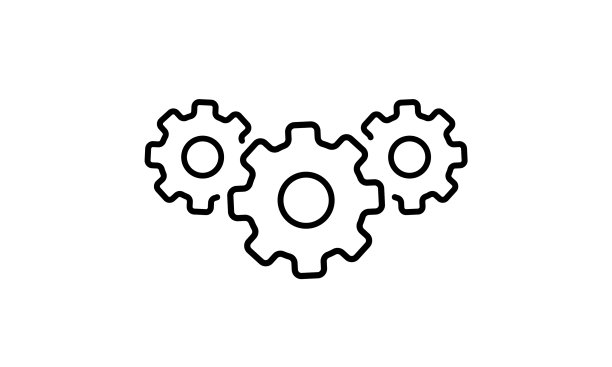 发展齿轮图标安装符号上图片下载