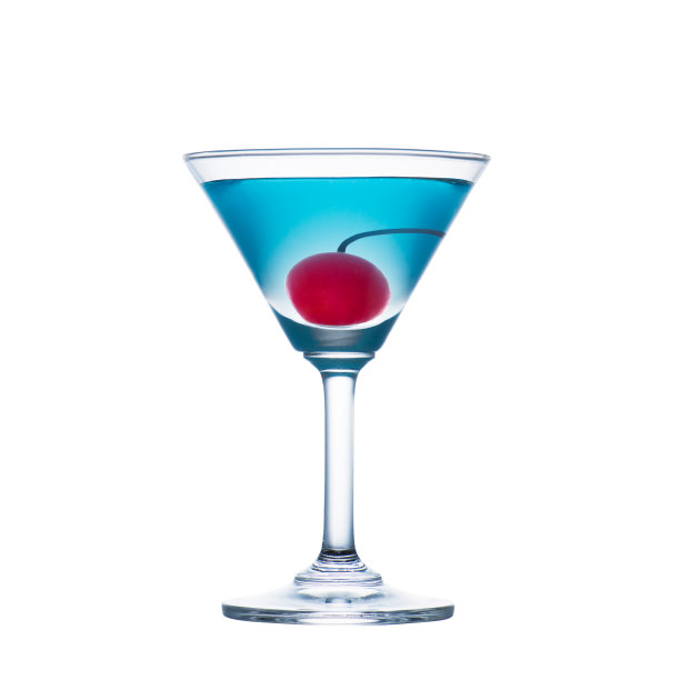 蓝色樱桃鸡尾酒图片下载