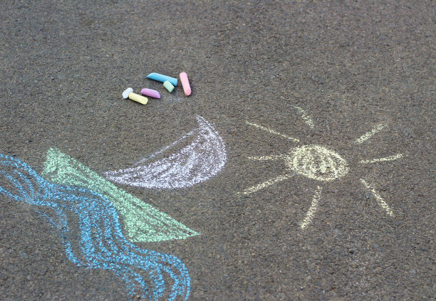 粉笔画图片下载