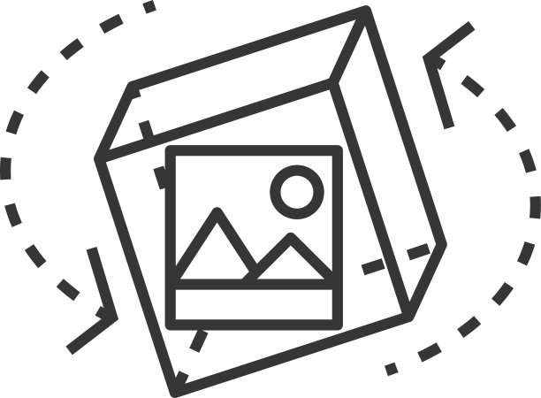 360度虚拟旅行线条相机图标图片下载
