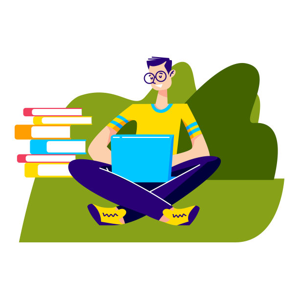 用笔记本电脑在户外工作或学习的人图片下载