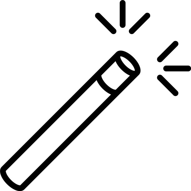 魔术棒线条图标图片下载