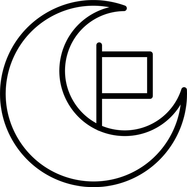 月亮一行图标图片下载