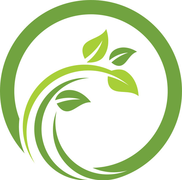 标志绿色树叶生态自然图片下载