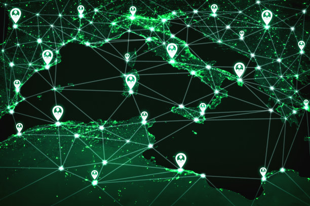 欧洲人的网络和国际联系的创新观念图片下载