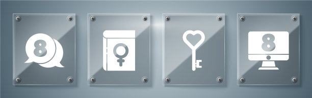 设定3月8日在监控键在心形书图片下载