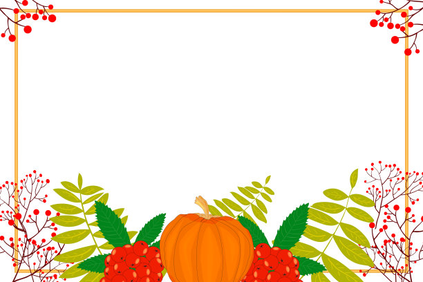 秋季季节横幅模板图片下载