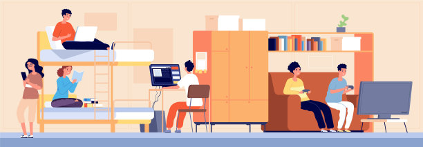 大学宿舍学生宿舍可供选择图片下载