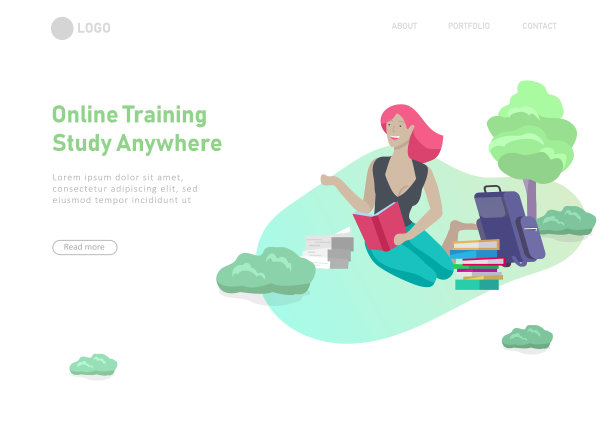 设置轻松的网页设计模板图片下载