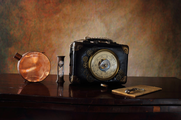 蒸汽朋克钱包的时间的管家图片下载