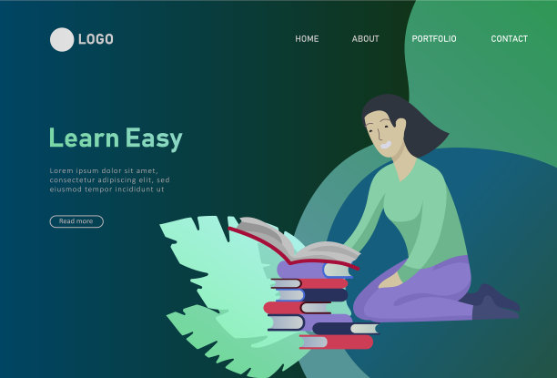 设置轻松的网页设计模板图片下载