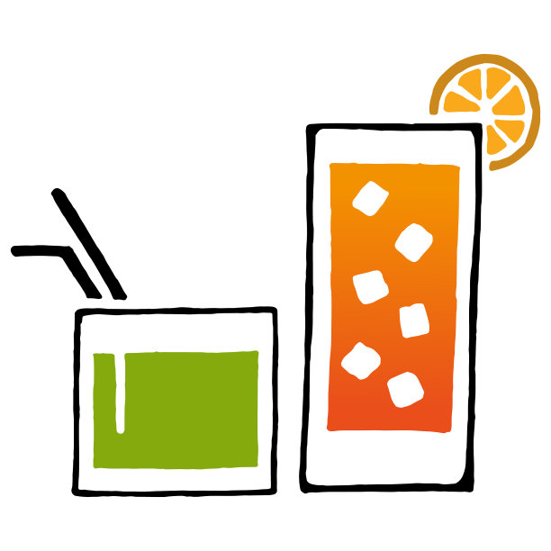 有吸管的玻璃杯鸡尾酒，还有图片下载