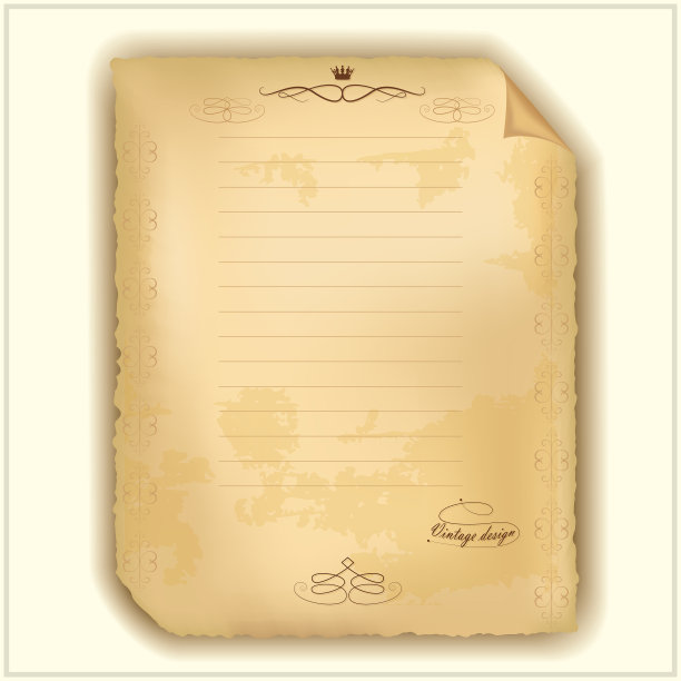 老式的单张纸图片下载